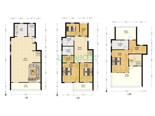 融创枫丹御园 4室2厅4卫 244平方
