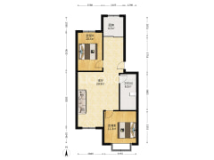 838沿线，70年代产权，板楼得房率高，公摊小。-涿州水岸花城户型图