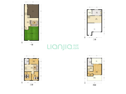 同润别庄 4室3厅2卫 218平方
