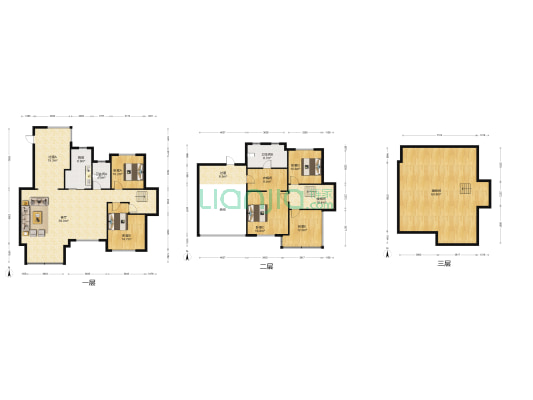 恒大滨江御府 5室1厅2卫 193平方