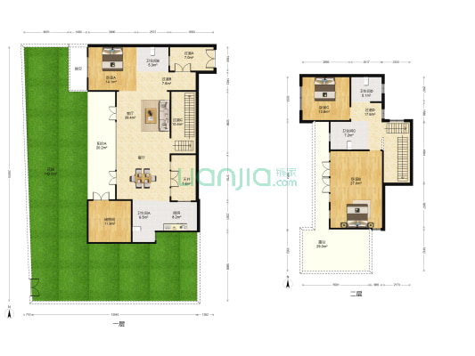 湖棠 3室1厅4卫 385平方