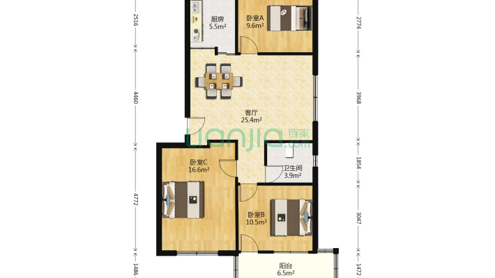 钱王街374号二手房实景图