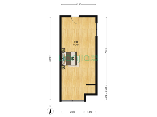 永得利商业广场 1室0厅0卫 62平方
