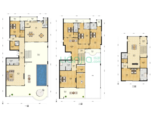 山海一品别墅 8室3厅9卫 750平方