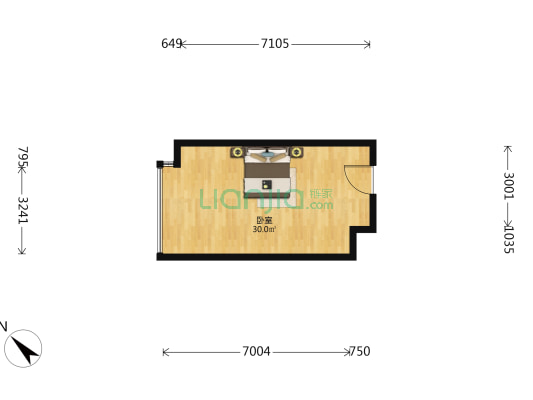 葛洲坝紫郡蘭园 1室0厅0卫 45平方
