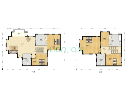 奥克兰风情小镇 4室1厅3卫 379平方