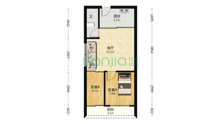 名流尚都二手房实景图