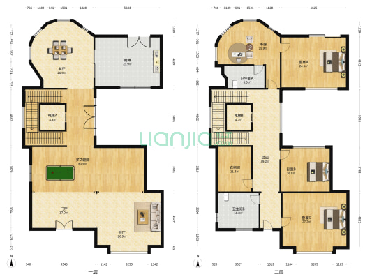 上置名人天地 5室2厅2卫 382平方