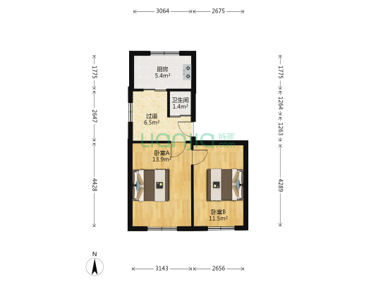 教育一巷 2室0厅1卫 52平方
