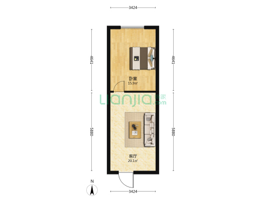 振兴社区 1室1厅0卫 99平方