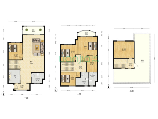碧桂园滨湖城林溪苑 5室1厅3卫 230平方