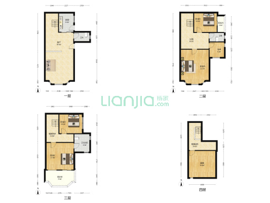保利莱茵庄园 5室1厅3卫 168平方