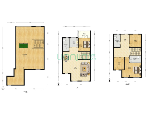 美兰金邸 5室1厅3卫 330平方