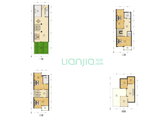 现代美墅 5室1厅4卫 234平方