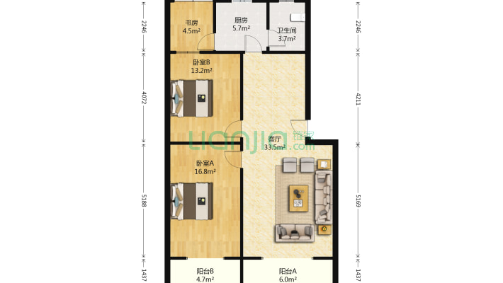 红花东路17号二手房实景图