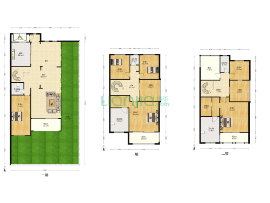 璞墅 8室1厅5卫 414平方
