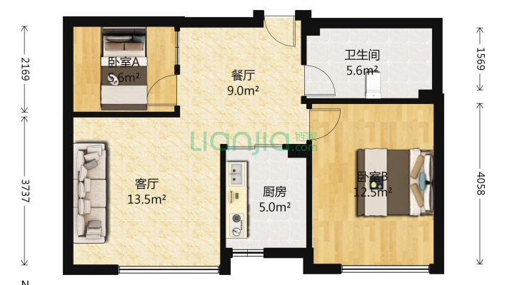 大商汇国际茶城二手房实景图