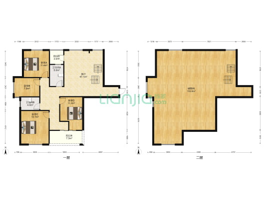众安公寓 4室1厅2卫 142平方