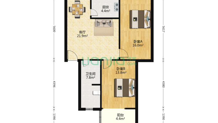 石桥饭店家属院二手房实景图
