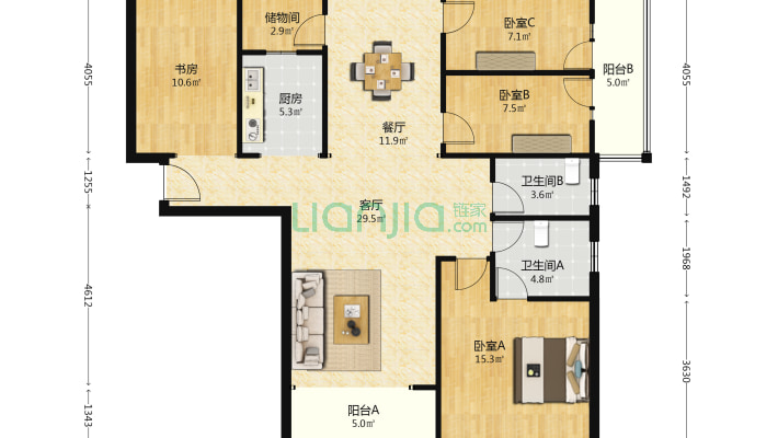 东城家园二手房实景图