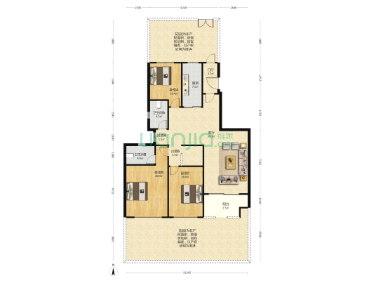 郑州恒大养生谷 3室1厅2卫 154平方