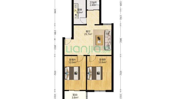 真如花园二手房实景图