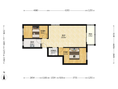 房本满五，税费低，精装修自住，温馨干净-涿州矿山局家属楼南院户型图