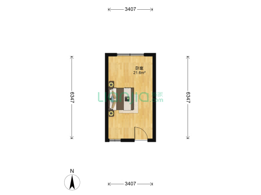东方星小区 1室0厅0卫 131平方