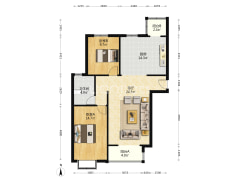 房本满二，无尾款，无抵押，70年住宅大产权-涿州涿州农大人才家园户型图