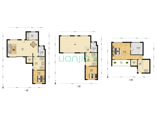 金地香山湖阅风华 3室1厅3卫 201平方