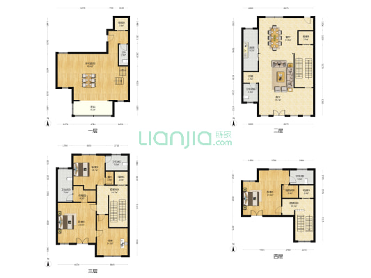 东方豪园(别墅) 5室2厅5卫 384平方