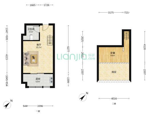 明都汇 1室1厅1卫 47平方