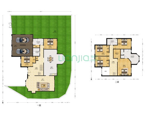 新东海高尔夫乡村俱乐部 6室1厅4卫 328平方