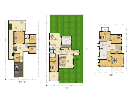 富力丹麦小镇A区 5室2厅5卫 377平方