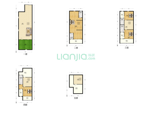 珑山林和园 4室1厅5卫 374平方
