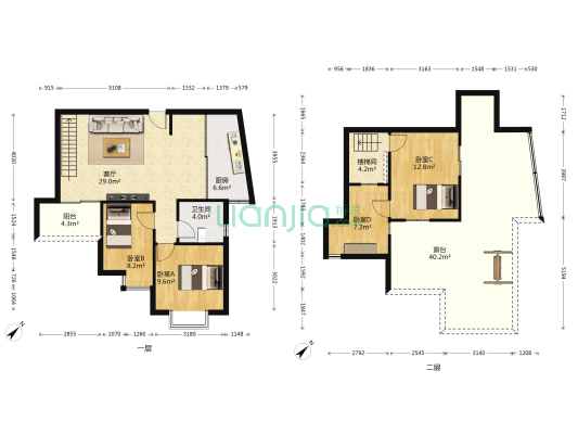 中海怡翠山庄三期 4室1厅1卫 71平方