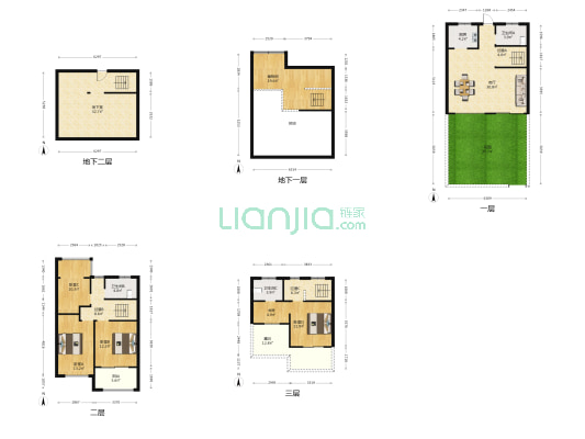 深石上东里 5室1厅3卫 150平方