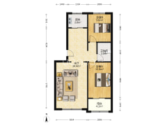 满五唯一 带一个地下室 南北通透 购物便捷-涿州新府阳光户型图