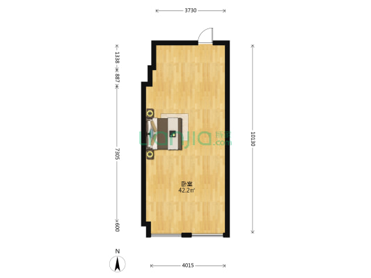 翡翠国际 1室0厅0卫 60平方