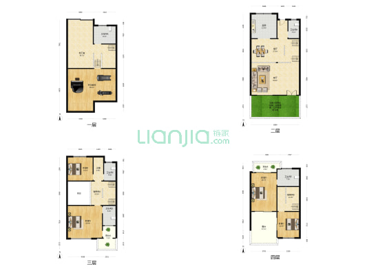 中港名都紫澜别墅 5室2厅5卫 321平方