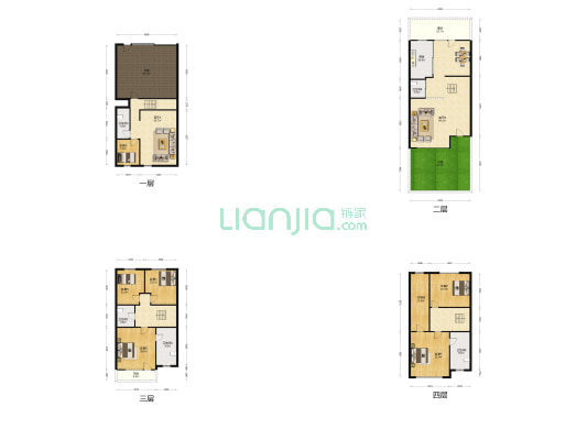 保利林语B区 6室2厅5卫 264平方