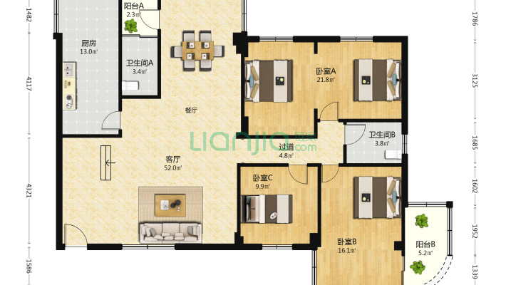 西郭社区二手房实景图