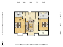 范阳路市文化广场西侧富丽花园小区-涿州富力花园户型图