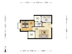 轻轨2号线金家湾站，业主自住装修，诚心出售-重庆西城佳园户型图