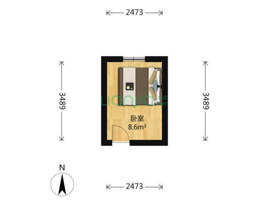 莱阳路 1室0厅0卫 14平方