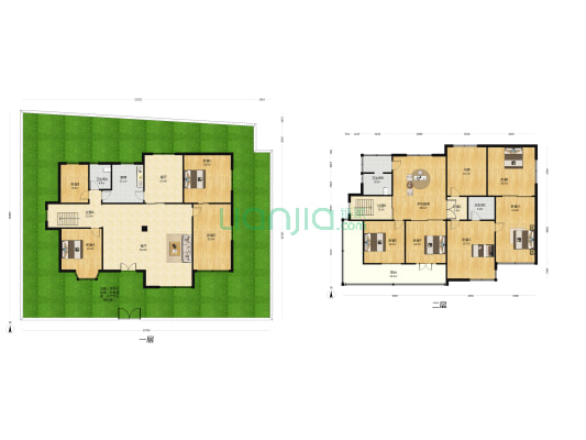 福乐园别墅 11室2厅3卫 318平方