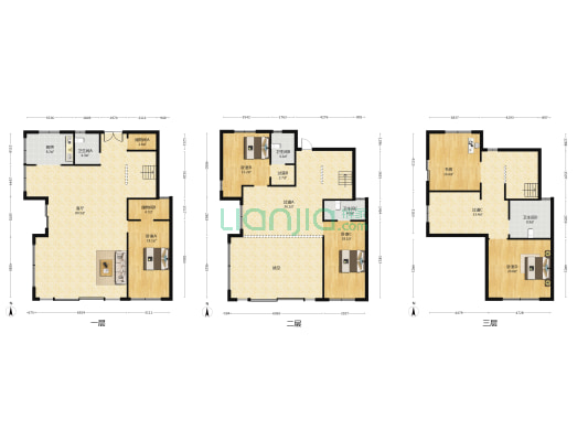 金科半岛壹号塞尚岛 5室1厅4卫 448平方
