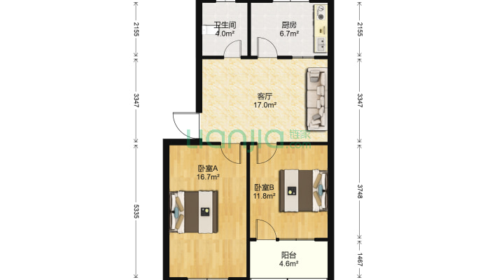 建新小区二手房实景图