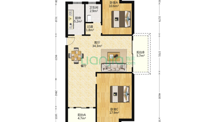 紫藤花苑二手房实景图
