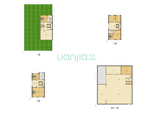 富力又一城合畅园 5室4厅3卫 377平方